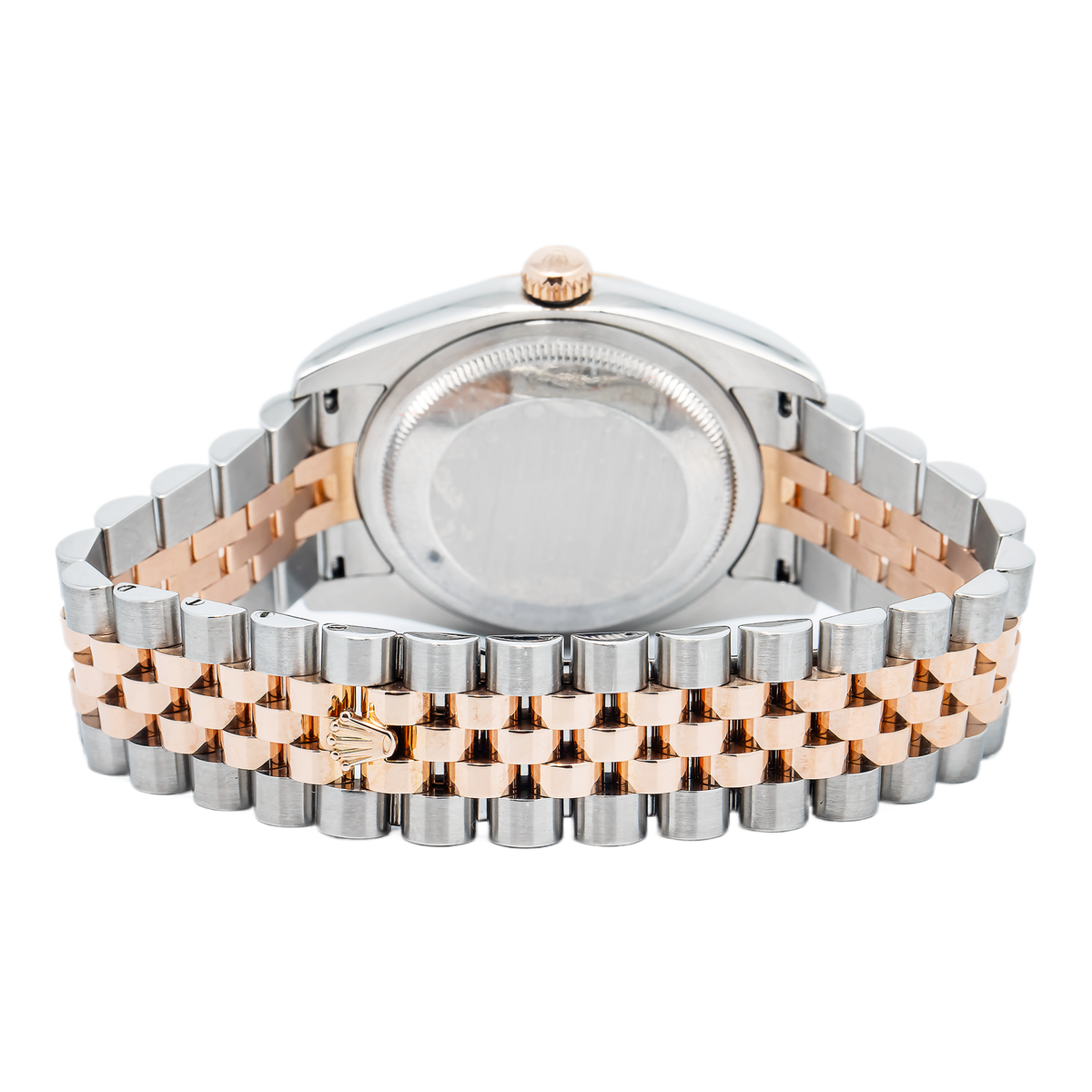 Rolex Datejust 116231 MINT Jubilee Two Tone Rose Diamond Zebra Dial Unisex 36mm