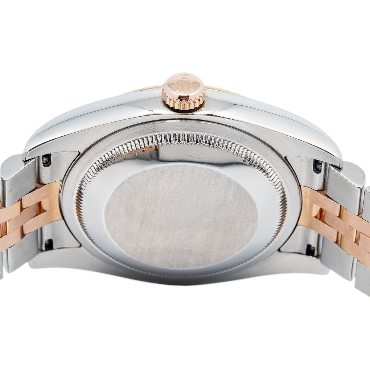 Rolex Datejust 116231 MINT Jubilee Two Tone Rose Diamond Zebra Dial Unisex 36mm