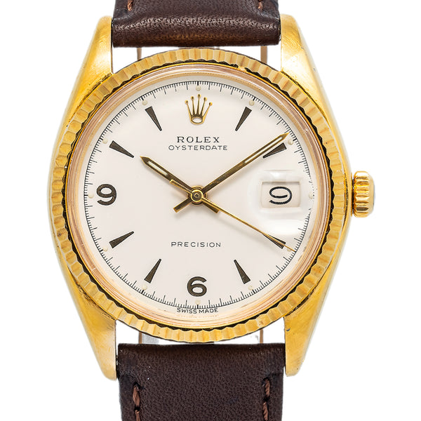 桜❀　0605 Authentic RARE Rolex 6694 Oyster Date Precision Men's Steel