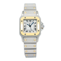 Cartier Santos Carree Vintage Automatic Two Tone White Dial women's watch 24mm