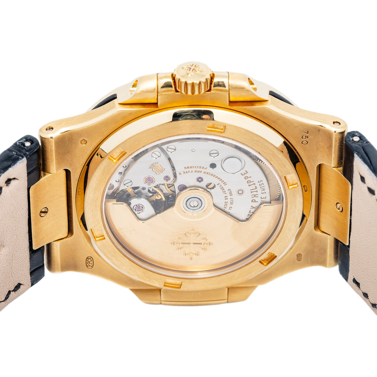 Patek Philippe Nautilus 5711J-001 Yellow Gold Auto Silver Dial Men's Watch 40mm