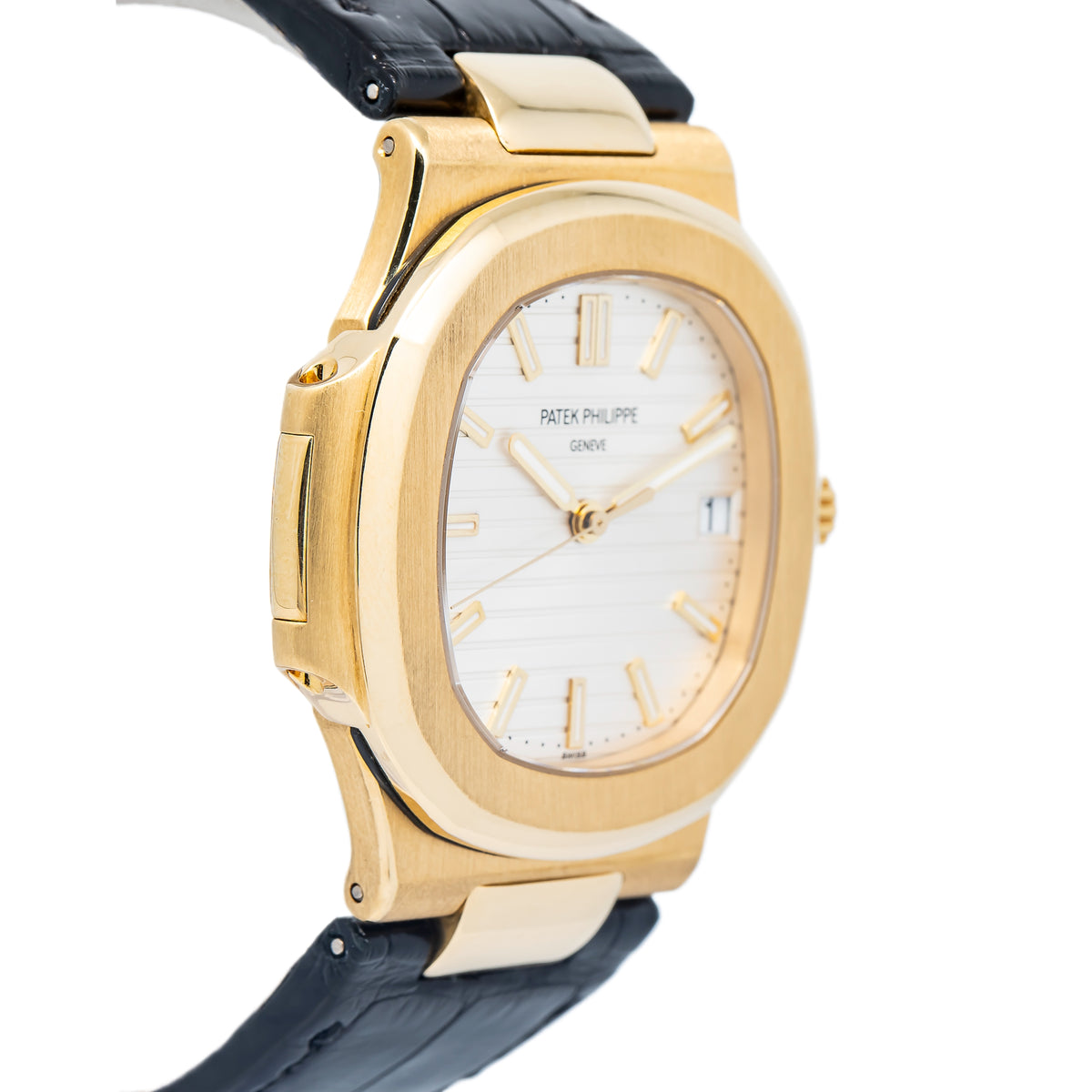 Patek Philippe Nautilus 5711J-001 Yellow Gold Auto Silver Dial Men's Watch 40mm