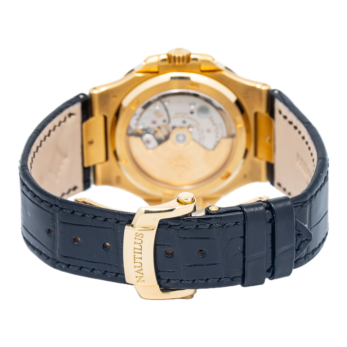 Patek Philippe Nautilus 5711J-001 Yellow Gold Auto Silver Dial Men's Watch 40mm