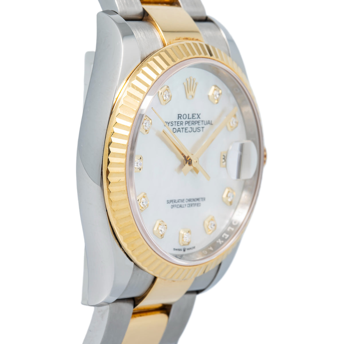 Rolex Datejust 126233 2024 Complete Oyster Factory Diamond MOP Dial Watch 36mm