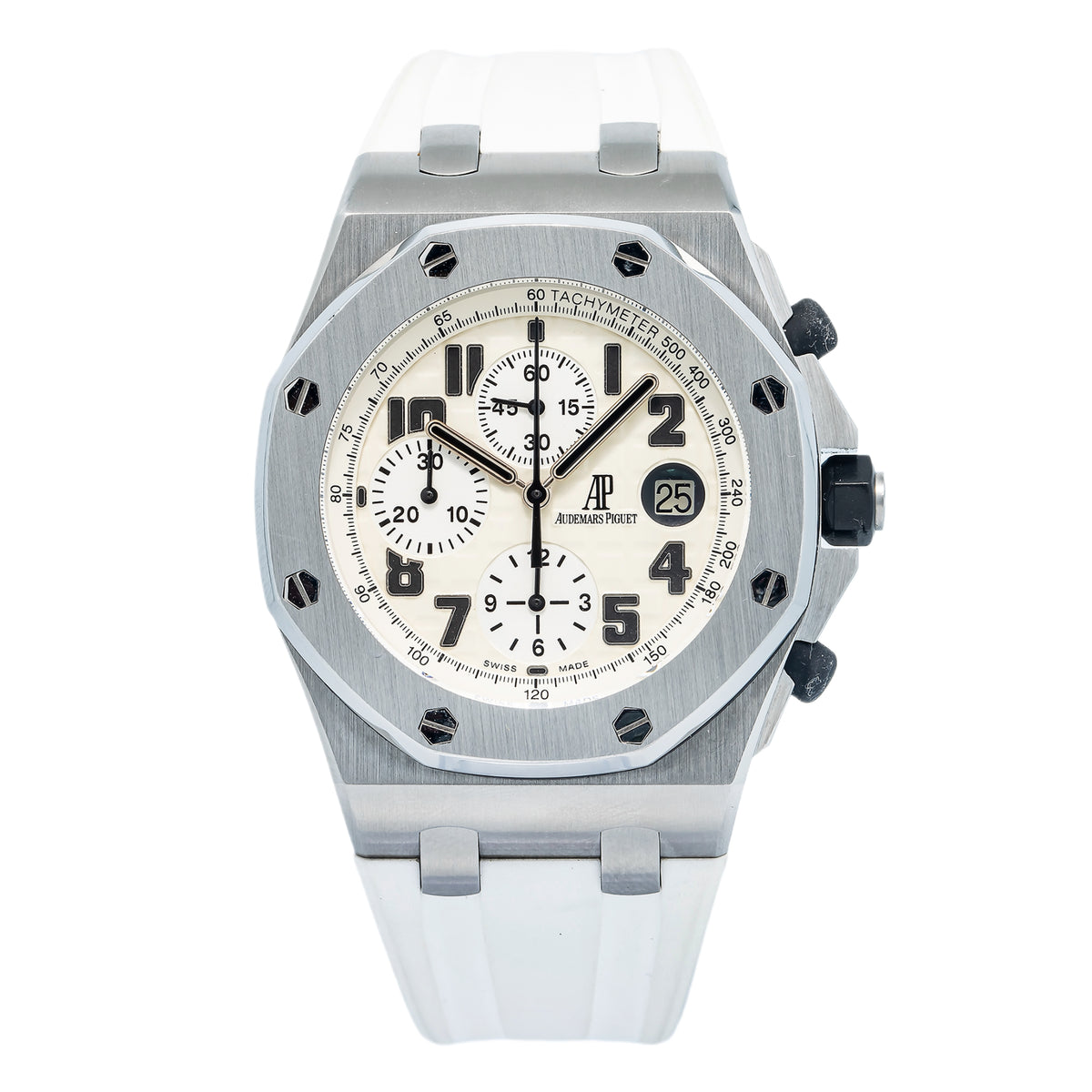 Audemars Piguet Royal Oak Offshore 26170ST Stainless Auto Ivory Men 42mm