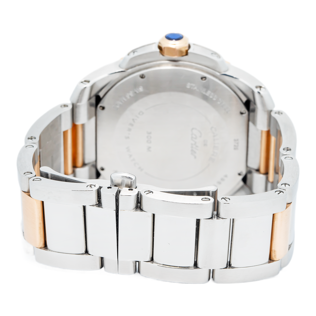 Cartier Calibre Diver 3729 W7100054 Two Tone Rose Auto Men's Watch 42mm