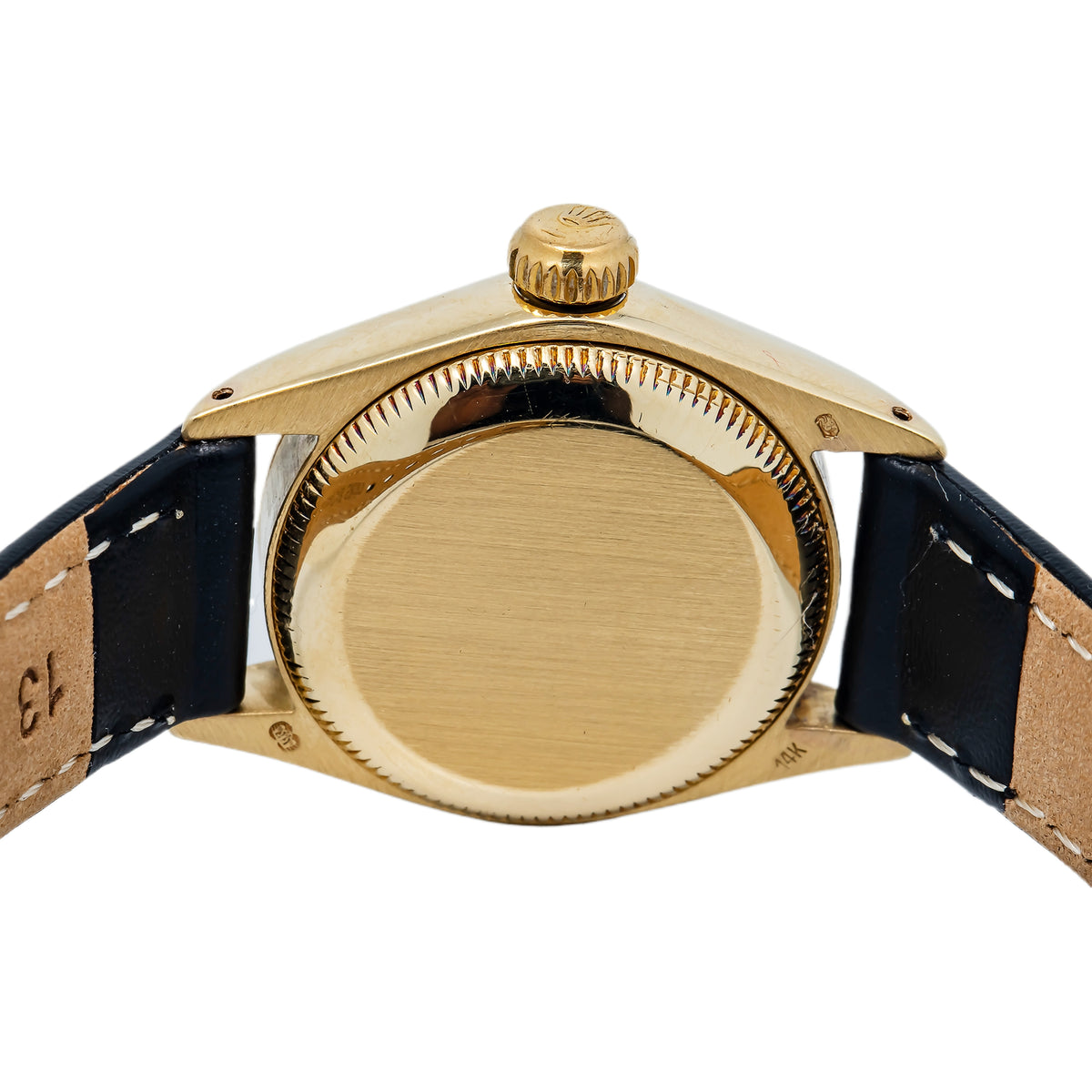 Rolex Oyster Perpetual 6719 Tiffany&Co 18k Champagne Dial women's watch 25mm