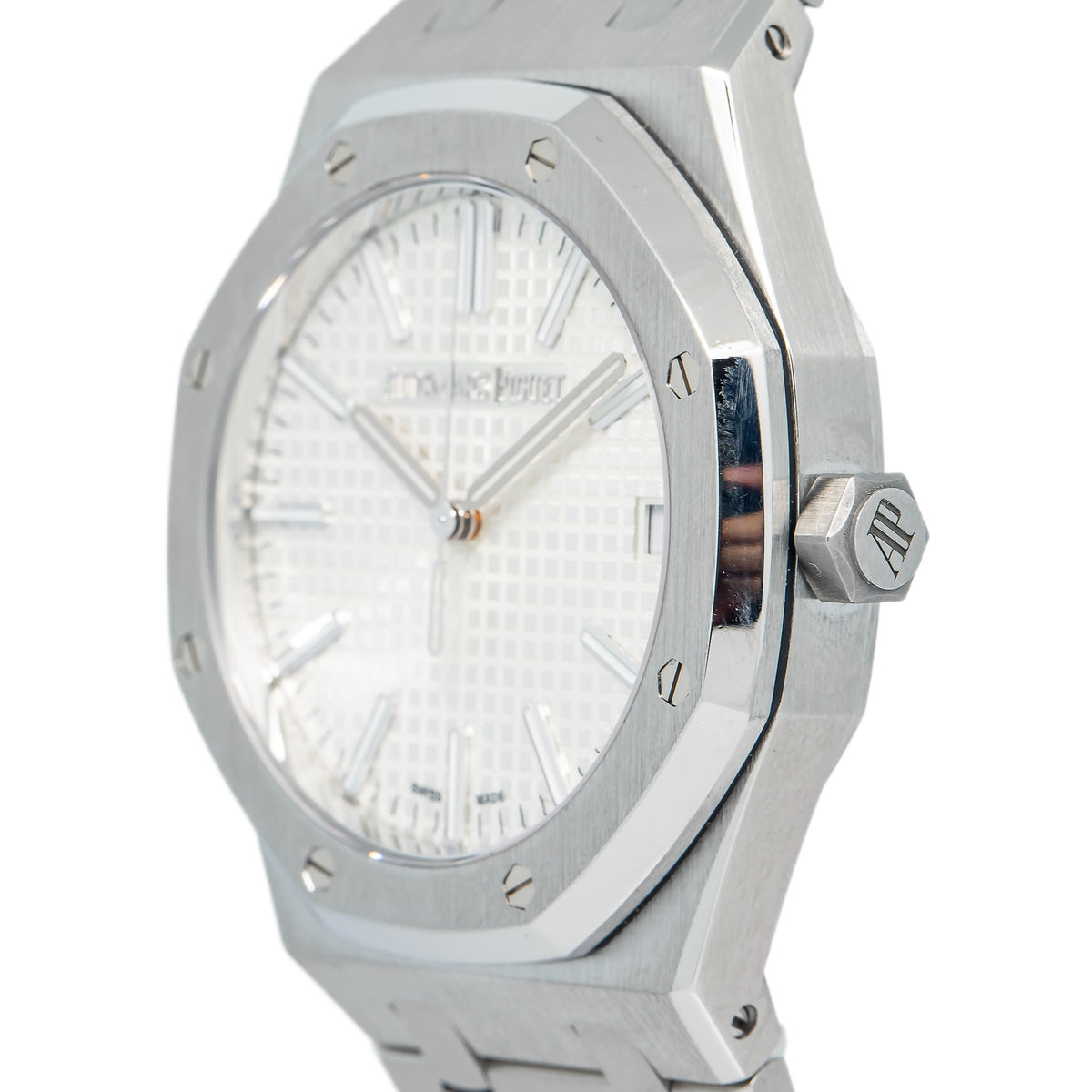 Audemars Piguet Royal Oak 15510ST MINT White Dial Automatic Men's Watch 41mm
