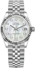 Rolex Datejust 278274 NEW Auto Factory Diamond Jubilee MOP Dial Ladies 31mm