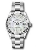 Rolex Datejust 278274 NEW Auto Factory Diamond Oyster MOP Dial Ladies 31mm