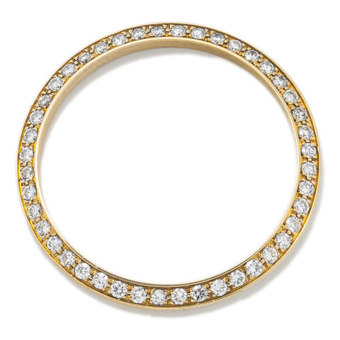 Rolex Datejust YG Factory Diamond Bezel for 16233 18038 16203 1600 1603 34.4mm