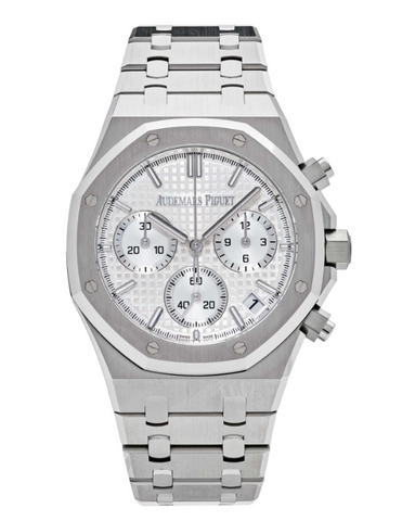 Audemars Piguet Royal Oak 26240st NEW 2025 Complete White Dial Men's Watch 41mm