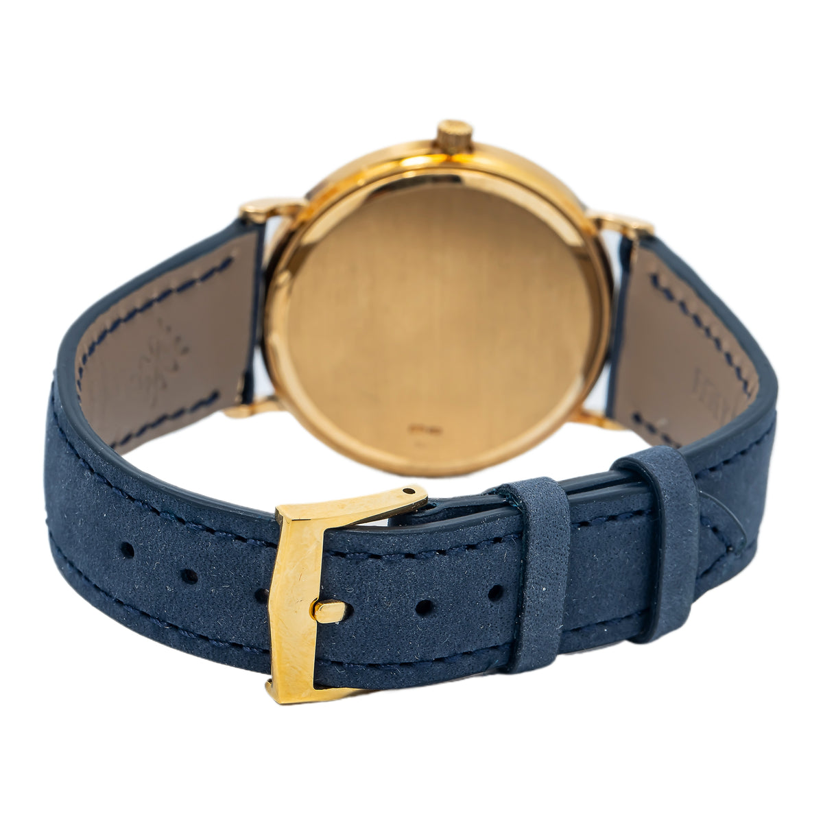 Patek Philippe Calatrava 3954 Quartz 18k Yellow Gold White Dial Men's Watch 33mm