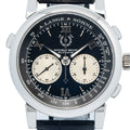 A. Lange & Sohne Double Split 404.035 Box/booklet Platinum Black Dial Men's 43mm