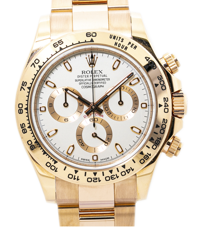 Rolex Daytona 116505 2018 Box & Card 18K Rose Gold Ivory Dial  Auto Men's 40mm