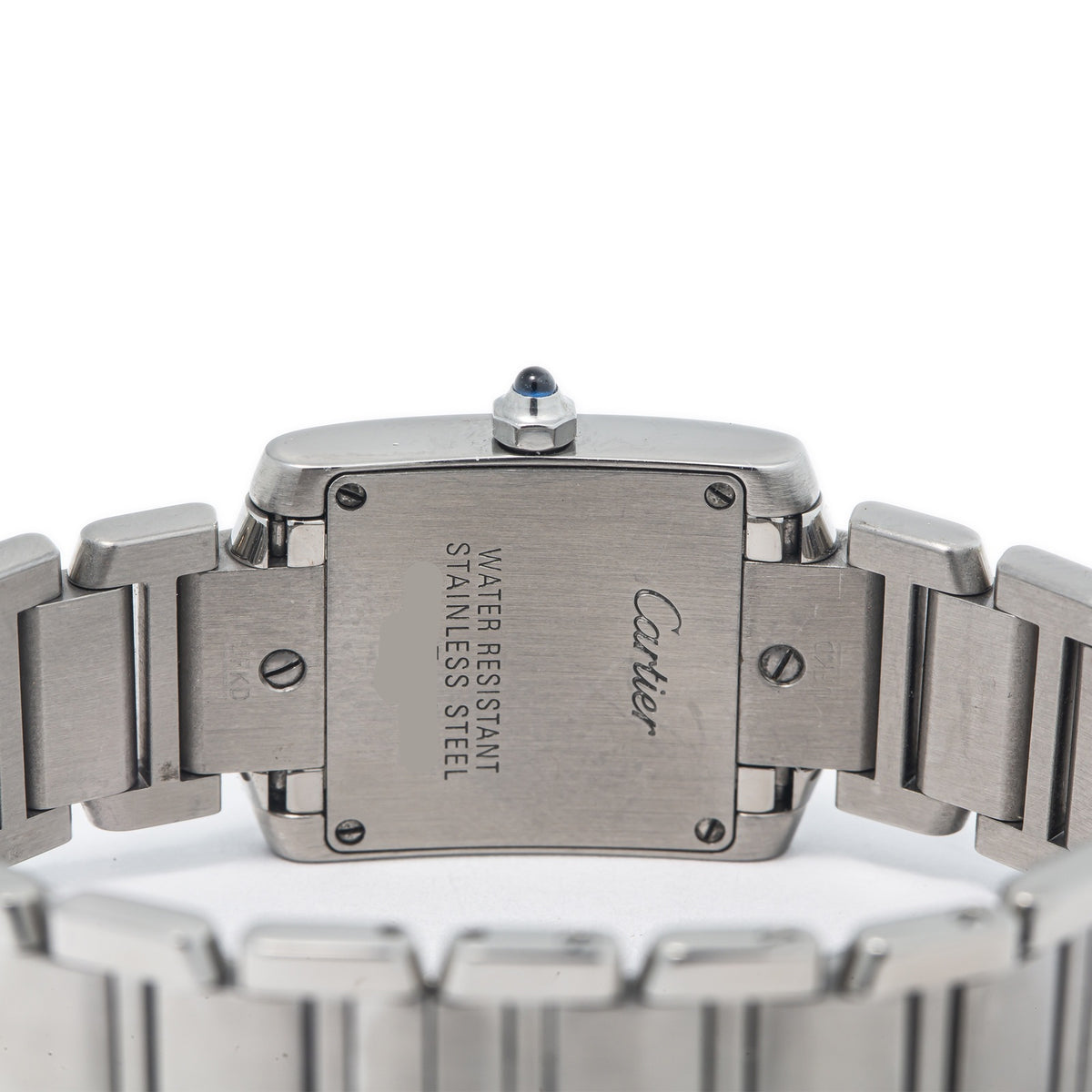 Cartier Tank Francaise W51008Q3 SS Quartz Ivory Dial Women's Watch 20x25mm
