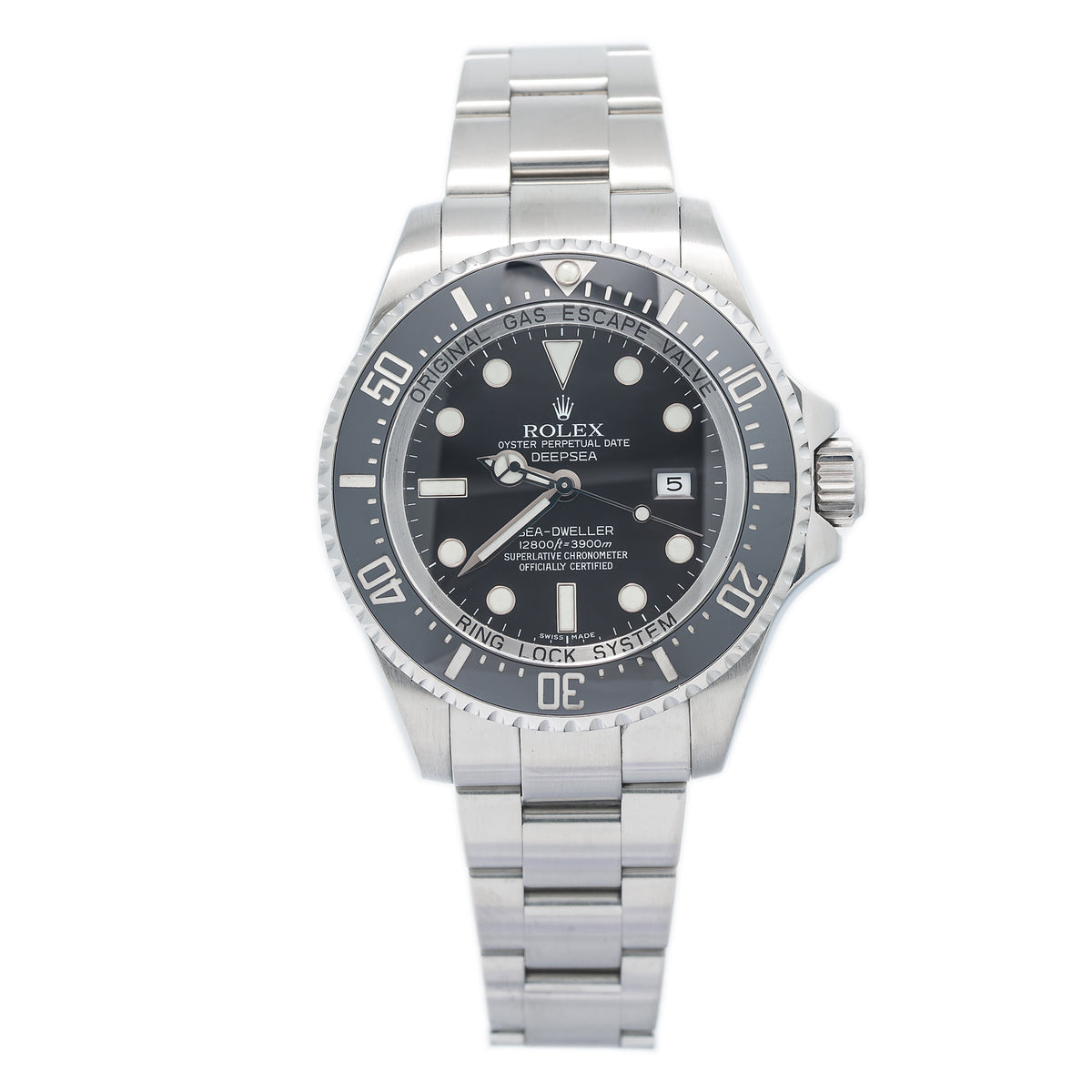 Rolex Sea-Dweller Deepsea 116660 SS Automatic Black Dial Men's Watch 44mm