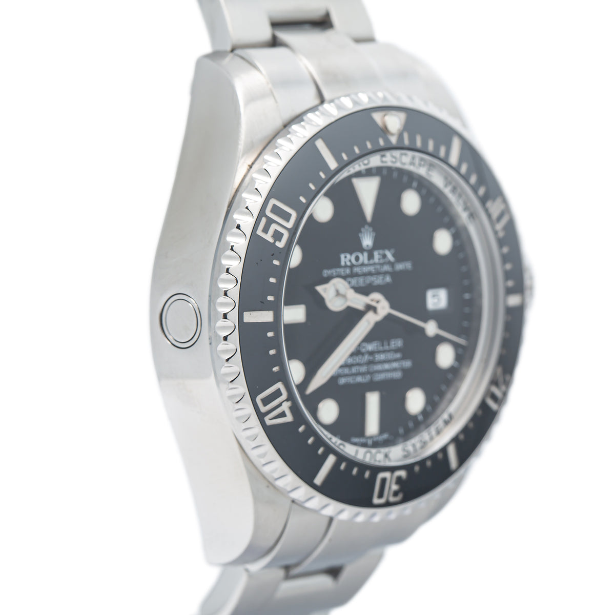 Rolex Sea-Dweller Deepsea 116660 SS Automatic Black Dial Men's Watch 44mm