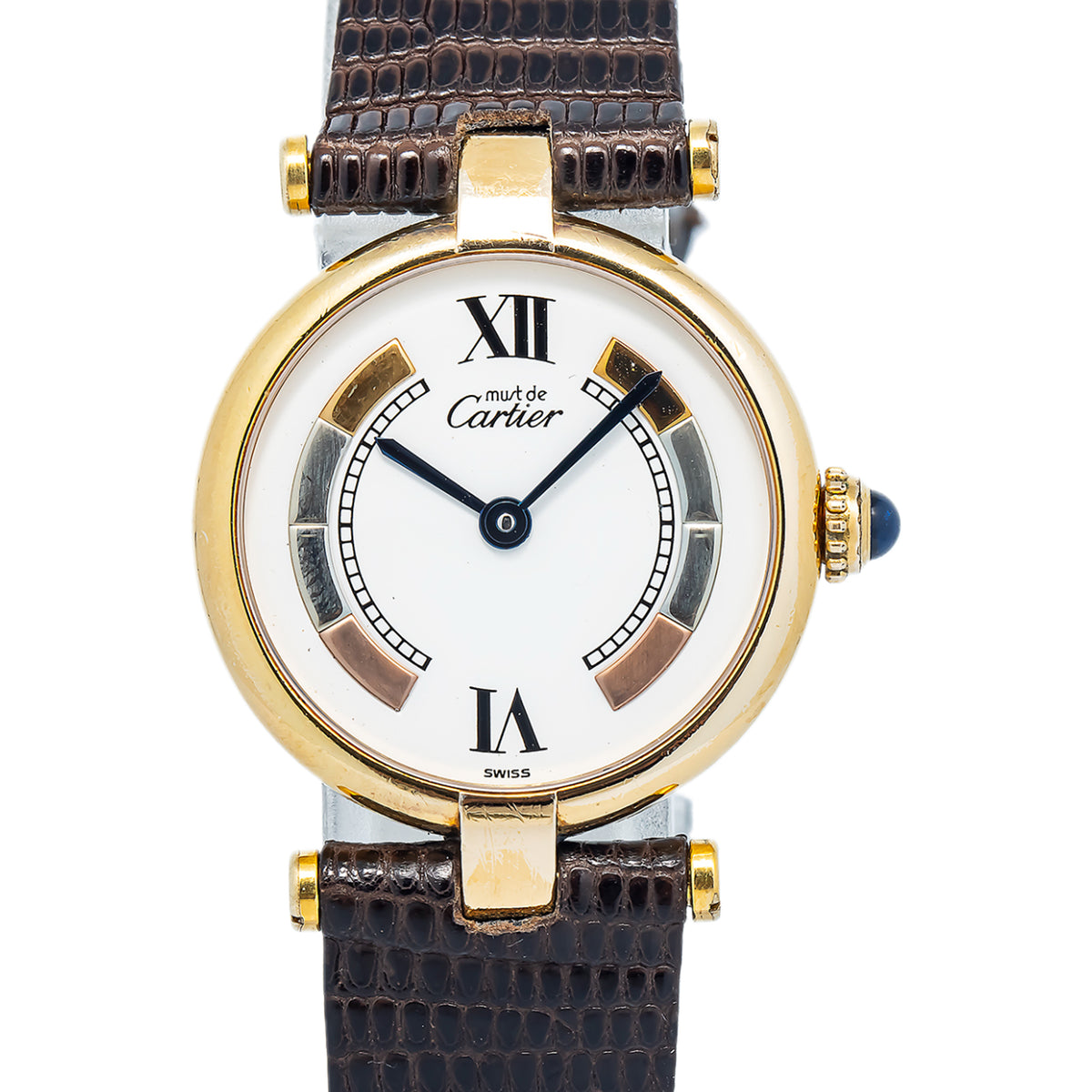 Cartier Must Vendome Must 590004 W1006554 White Dial Quartz Women's Watch 24mm