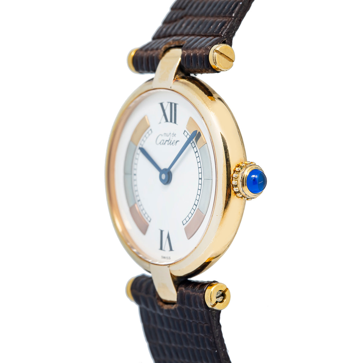 Cartier Must Vendome Must 590004 W1006554 White Dial Quartz Women's Watch 24mm