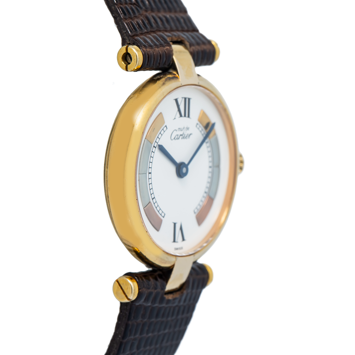 Cartier Must Vendome Must 590004 W1006554 White Dial Quartz Women's Watch 24mm