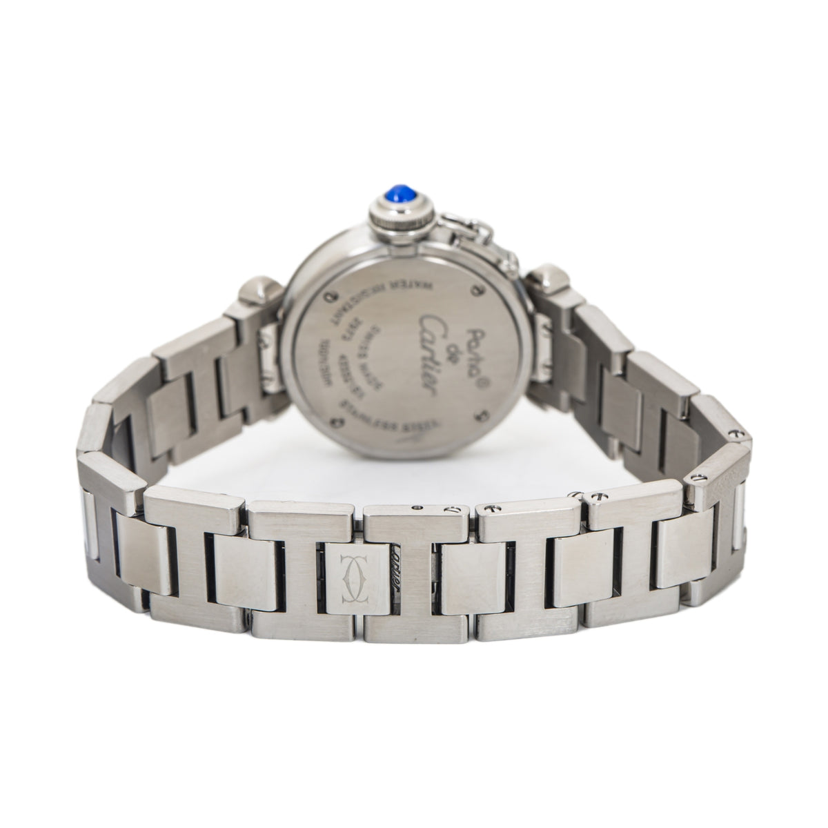 Cartier Miss Pasha W3140007 Stainless Steel Quartz Silver Dial Women'sWatch 27mm