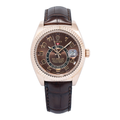 Rolex Sky-Dweller 326135 18K Rose Gold 2012 Card Chocolate Dial Men's Watch 42mm