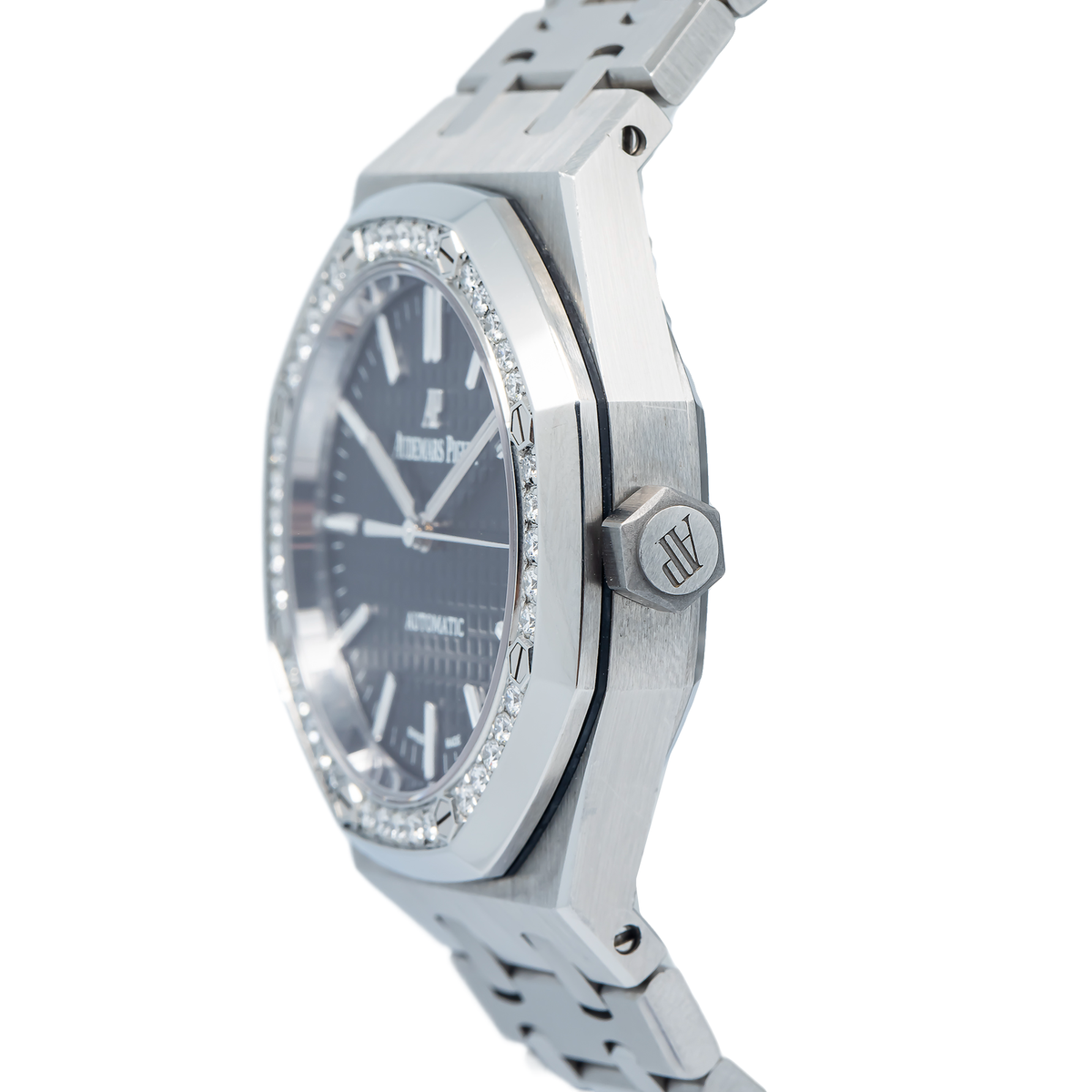 Audemars Piguet Royal Oak 15451ST B/P SS Auto Black Dial 2022 Ladies Watch 37mm
