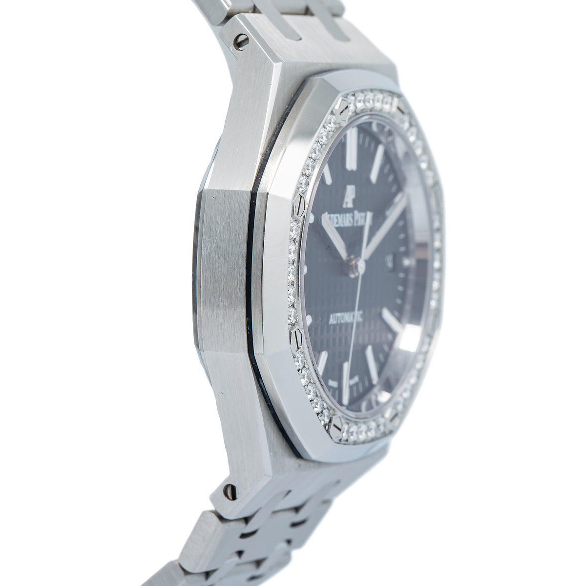 Audemars Piguet Royal Oak 15451ST B/P SS Auto Black Dial 2022 Ladies Watch 37mm