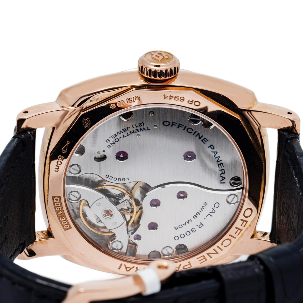 Panerai Radiomir 1940 3 Days PAM00515 18k Rose Gold Manual Winding Watch 47mm
