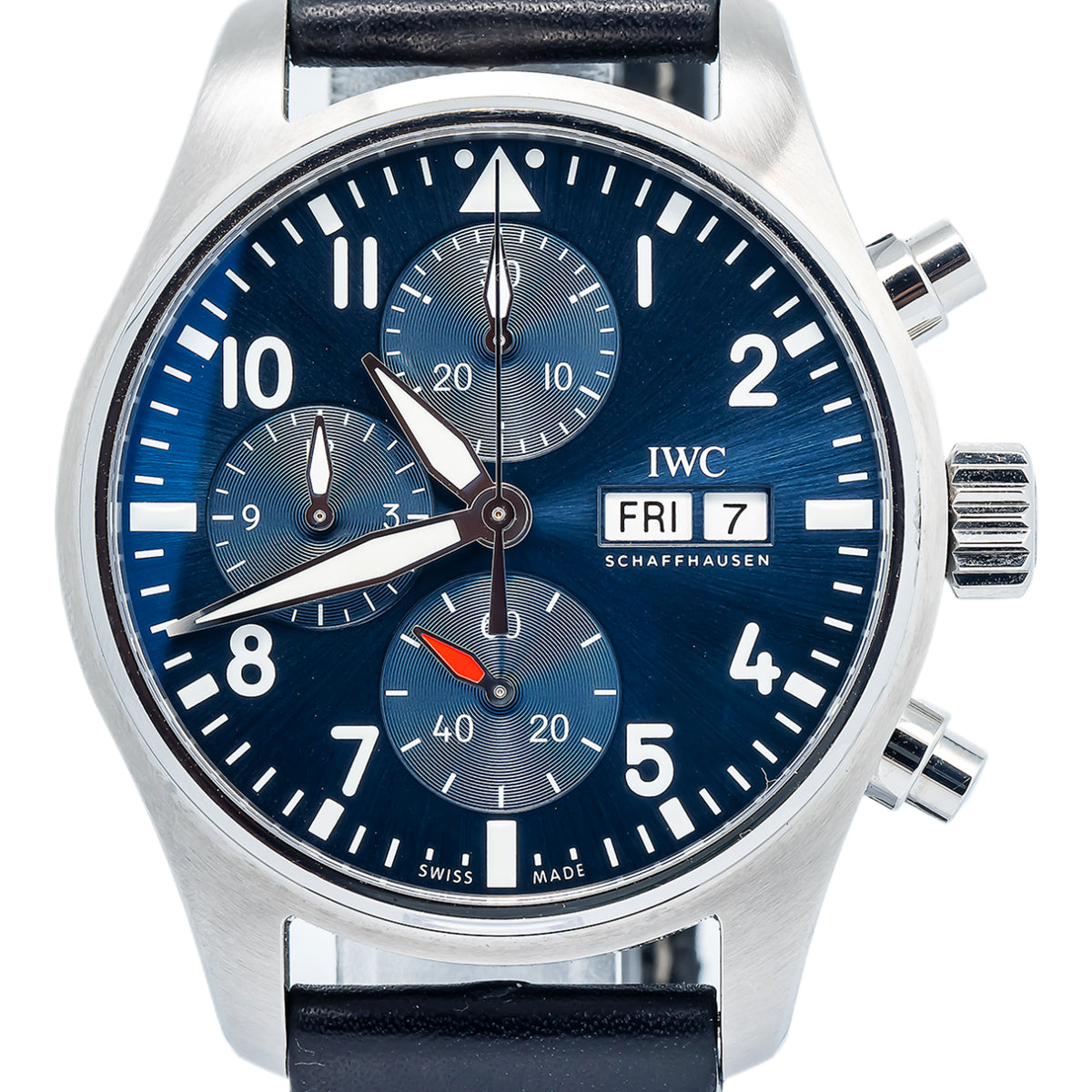 IWC Pilot IW388101 Complete 2021 Stainless Automatic Blue Dial Men's Watch 41mm