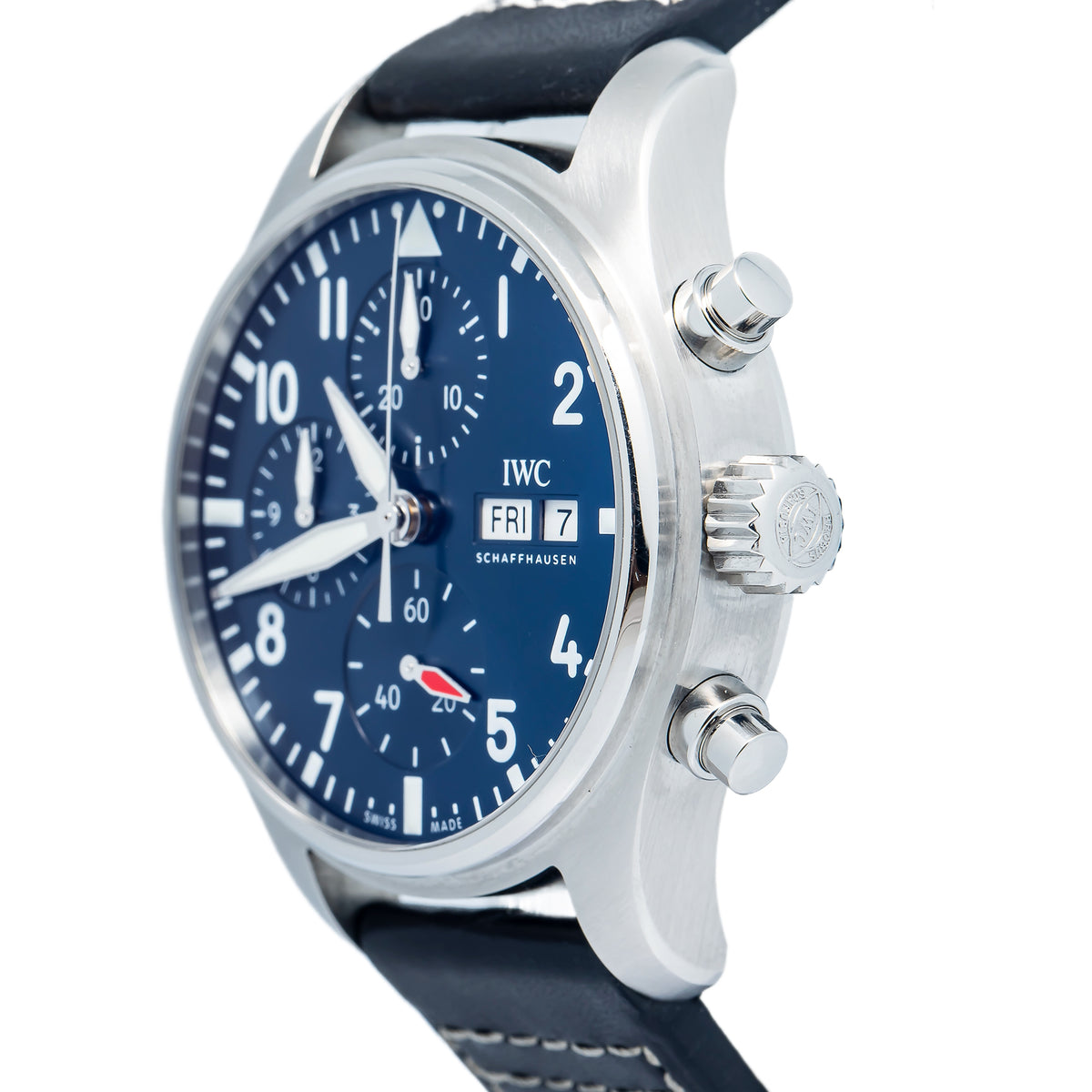 IWC Pilot IW388101 Complete 2021 Stainless Automatic Blue Dial Men's Watch 41mm