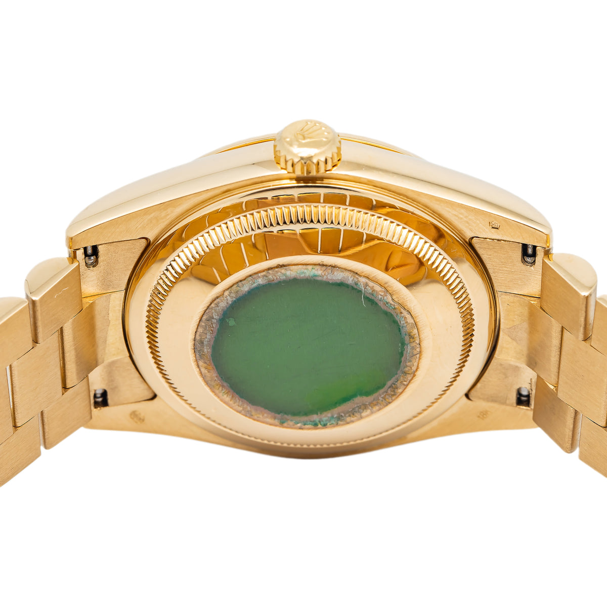 Rolex DayDate 118238 18k Yellow Gold President 2002 Auto Silver Dial Unisex 36mm