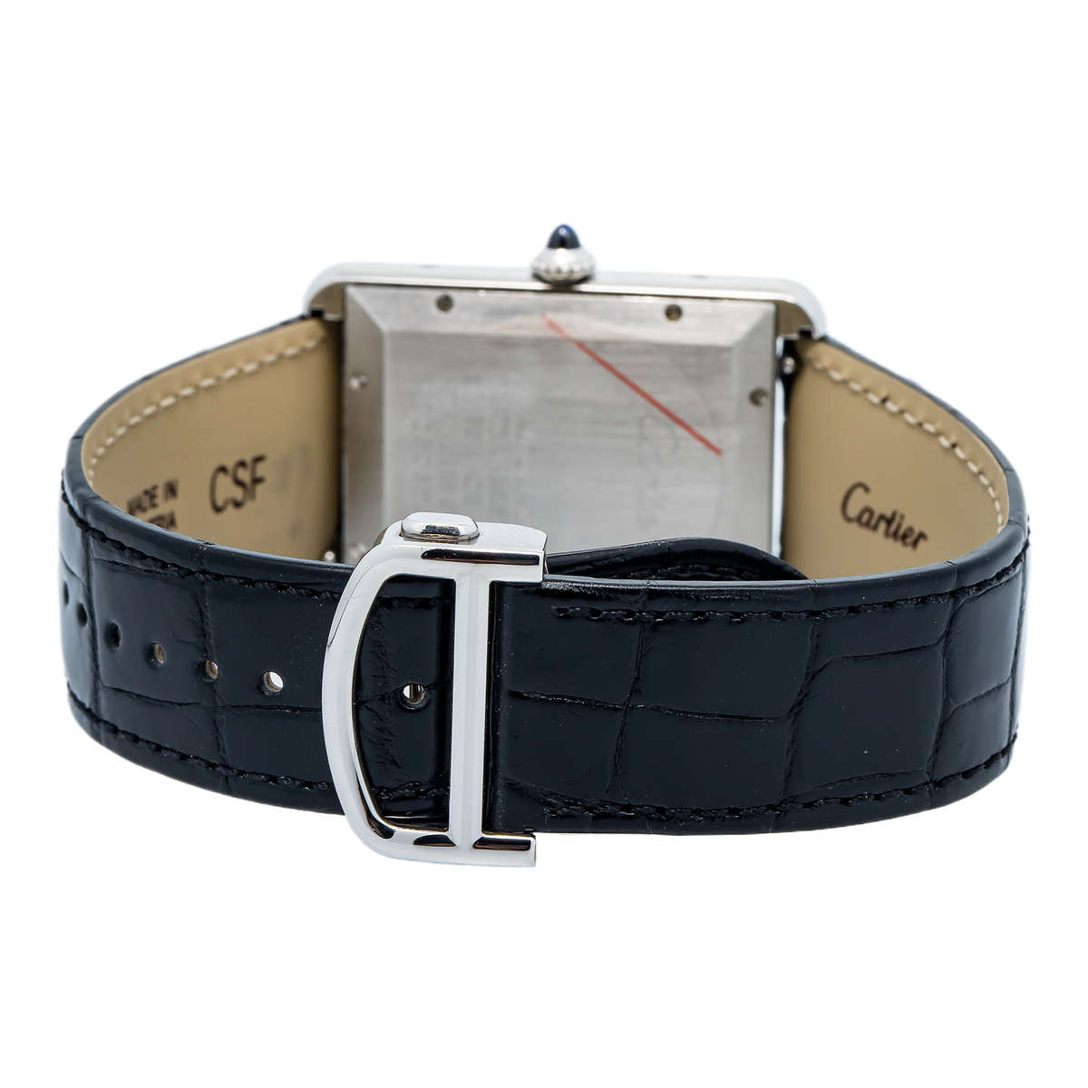 Cartier Tank Must XL WSTA0040 MINT SS Auto Silver Dial Men's Watch 31x41mm
