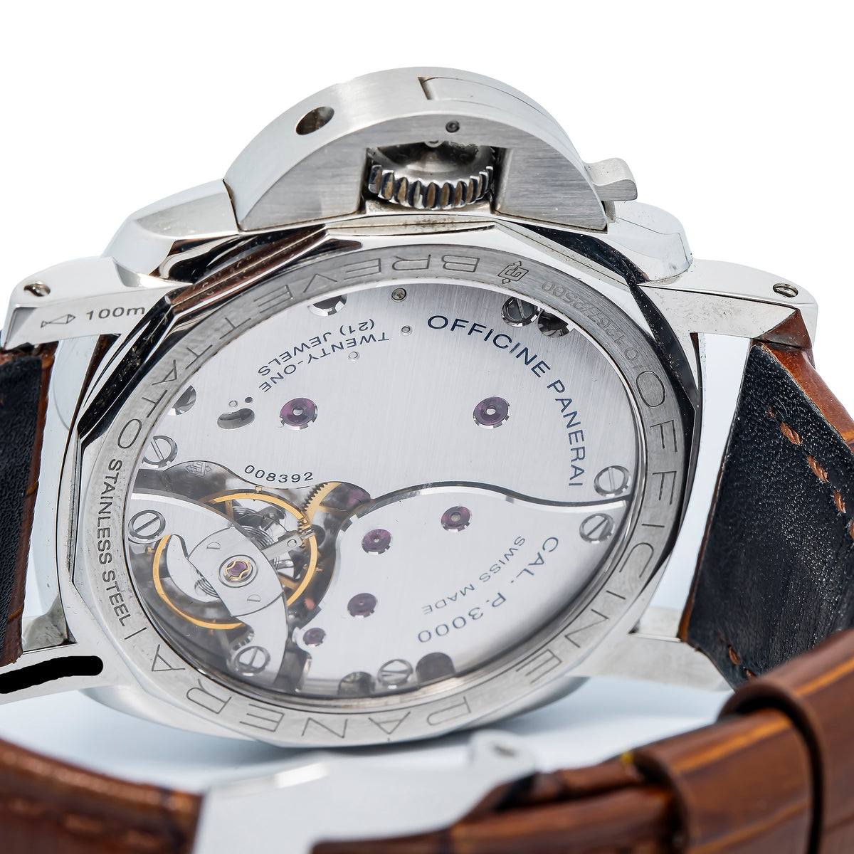 Panerai Luminor PAM00372 Box & Paper 2014 MINT Stainless Manual Men's 47mm