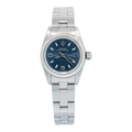 Rolex Oyster Perpetual 67194 Auto Stainless Steel Blue Dial Women's Watch 24mm