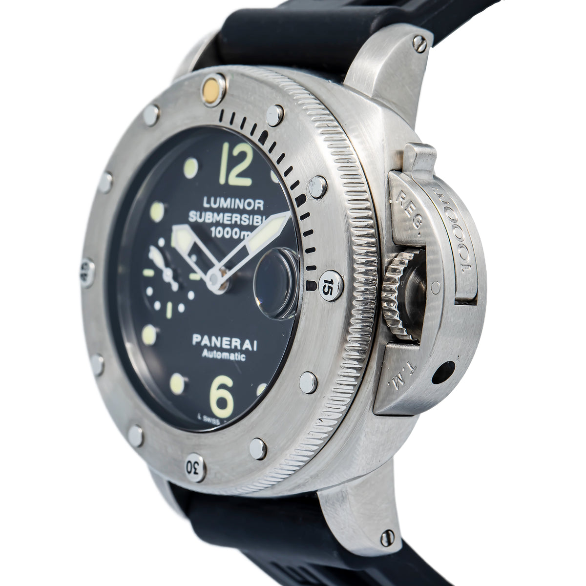 Panerai Luminor Submersible PAM00243 Stainless Steel Black Dial Auto Men's Watch