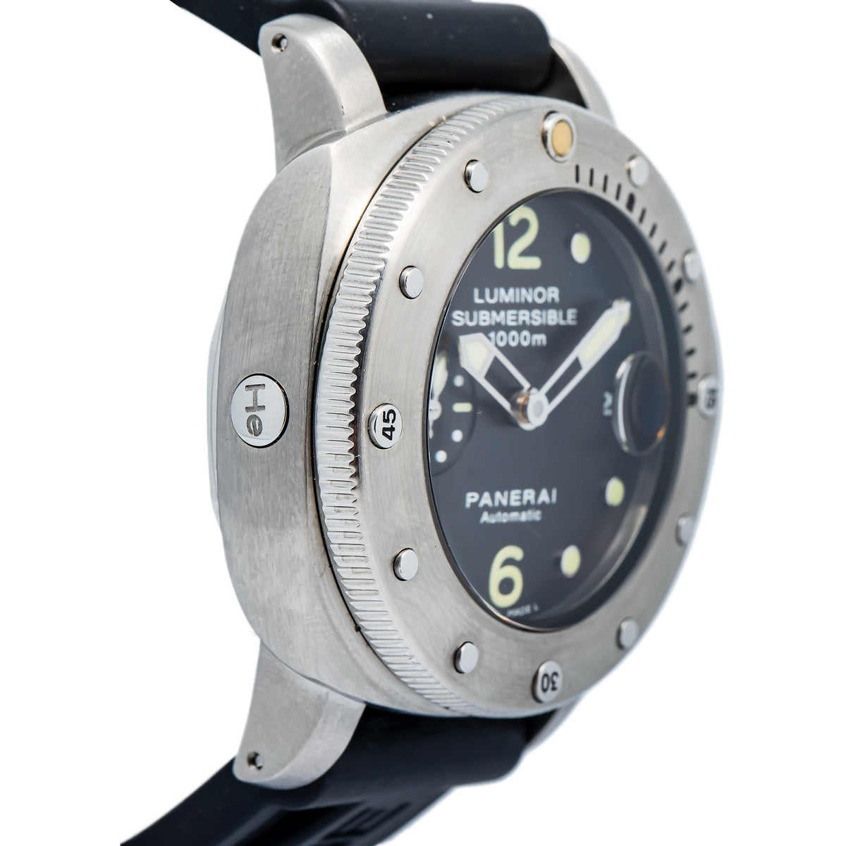 Panerai Luminor Submersible PAM00243 Stainless Steel Black Dial Auto Men's Watch