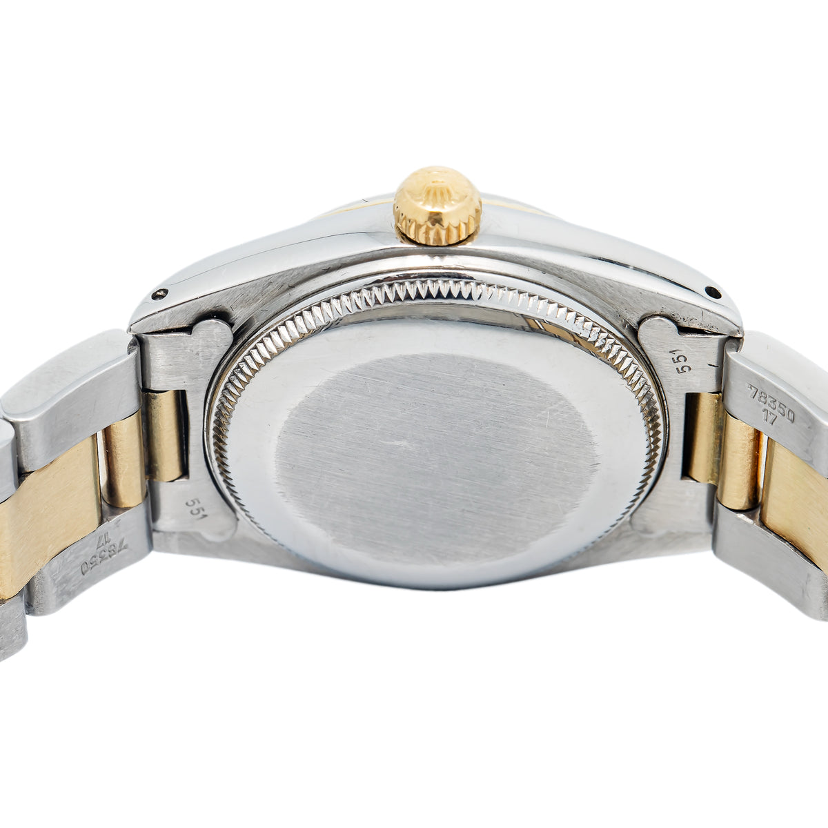 Rolex Datejust 6827 14k YG  Two Tone Oyster White Dial Auto Ladies Watch 31mm