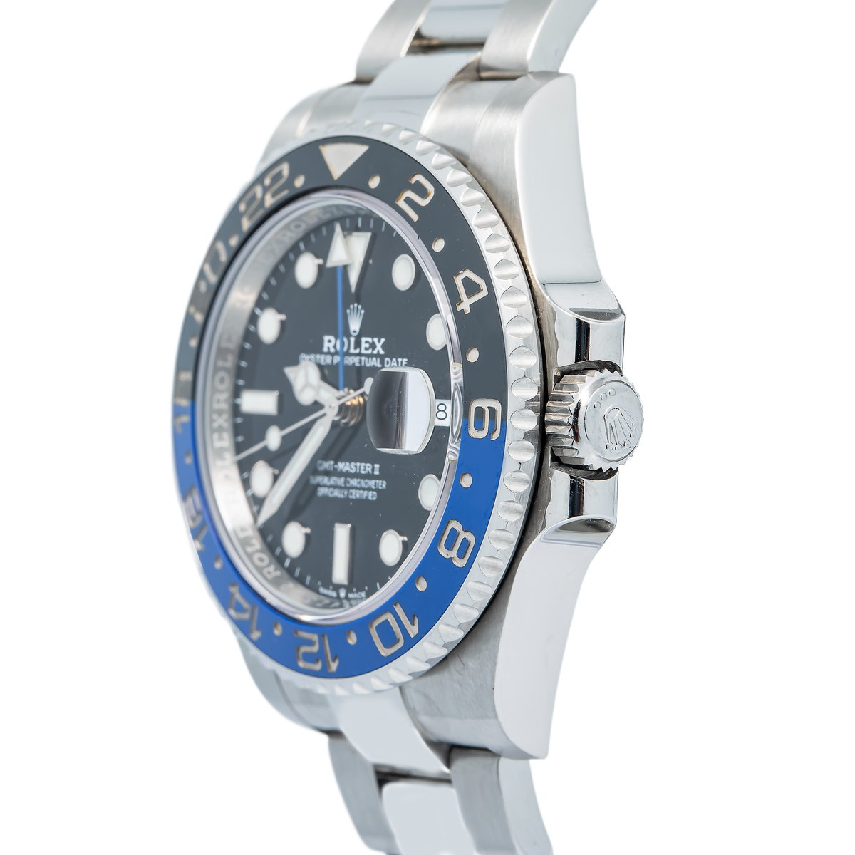 Rolex GMT-Master II 126710BLNR 2023 COMPLETE Batman SS Oyster Auto Men's 40mm