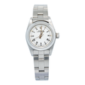 Rolex Oyster Perpetual 67180 Auto Stainless Steel White Dial Women's Watch 26mm