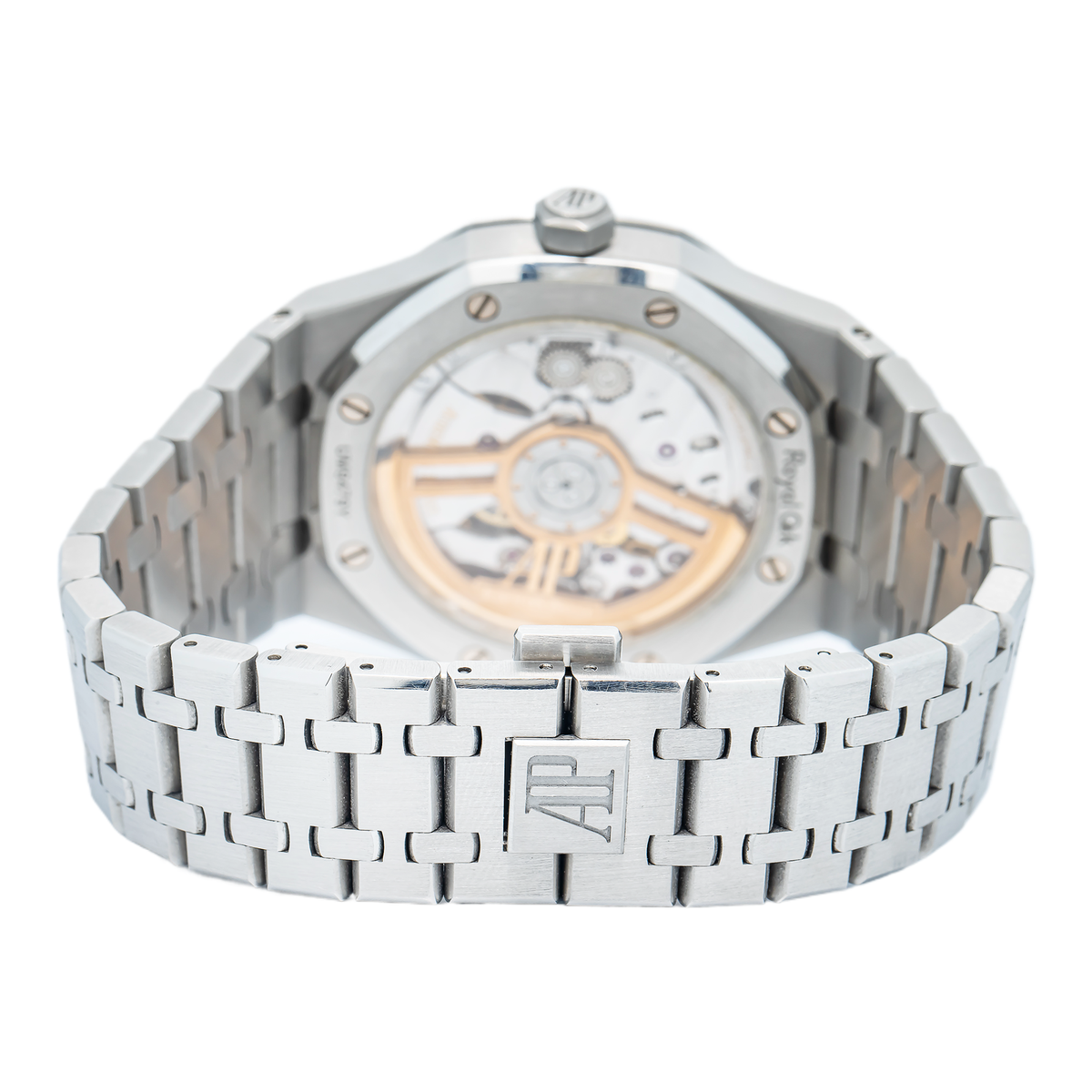 Audemars Piguet Royal Oak 15500ST Auto SS Black Dial W/Card Men's Watch 41mm