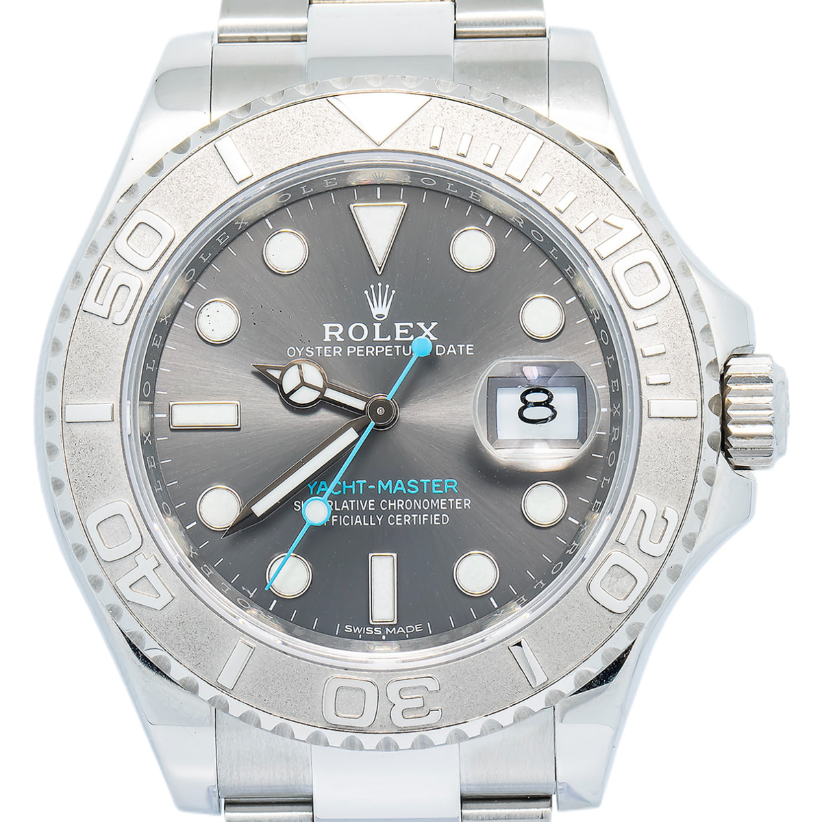 Rolex Yacht-Master 116622 Automatic Rhodium Dial 2018 Card Men's Watch 40mm