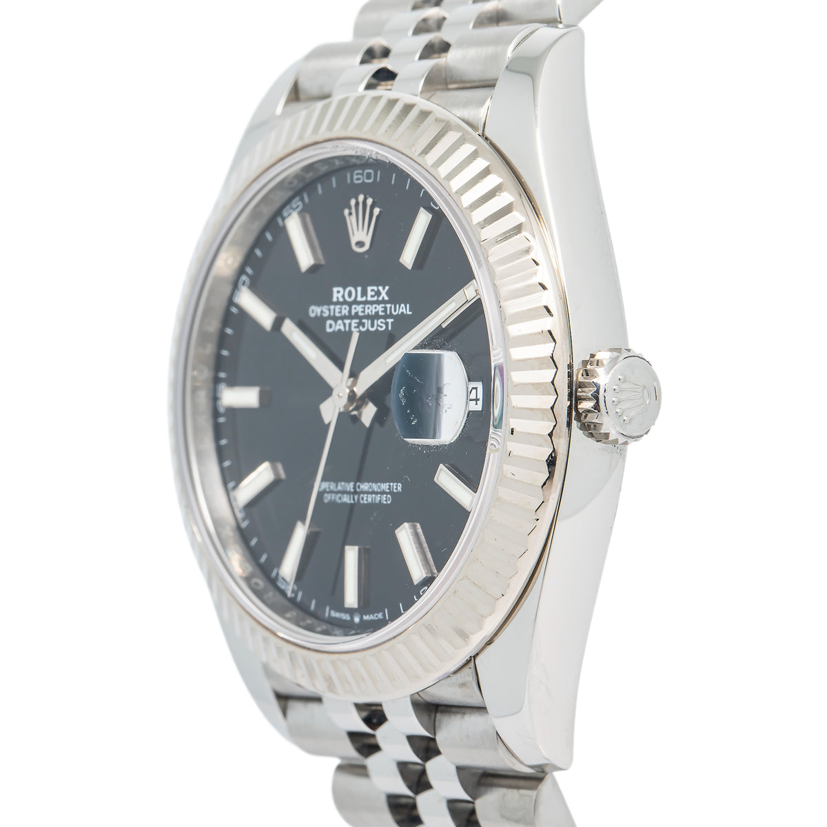 Rolex Datejust 126334 w/2021 Paper Automatic SS Black Dial Men's Watch  41mm
