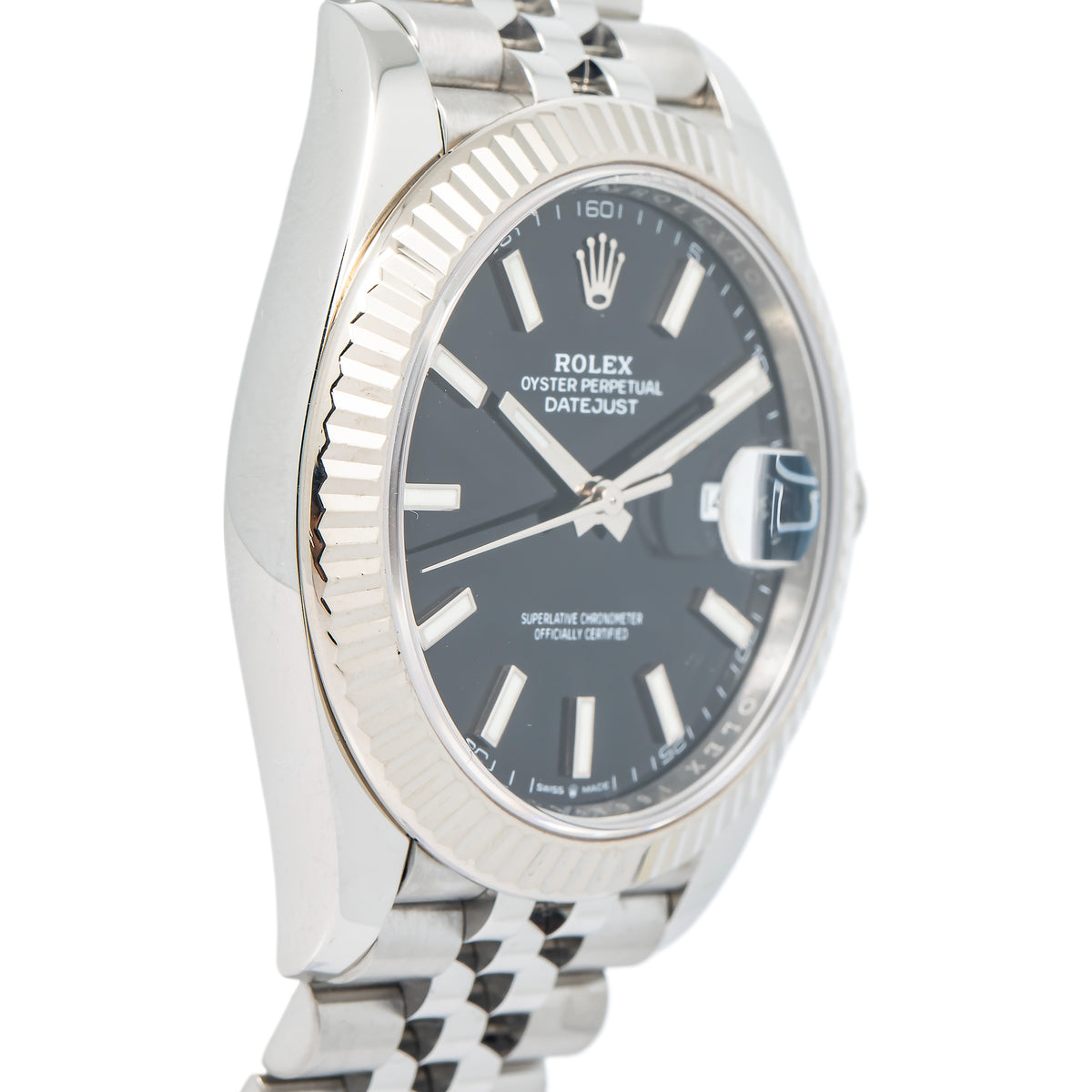 Rolex Datejust 126334 w/2021 Paper Automatic SS Black Dial Men's Watch  41mm