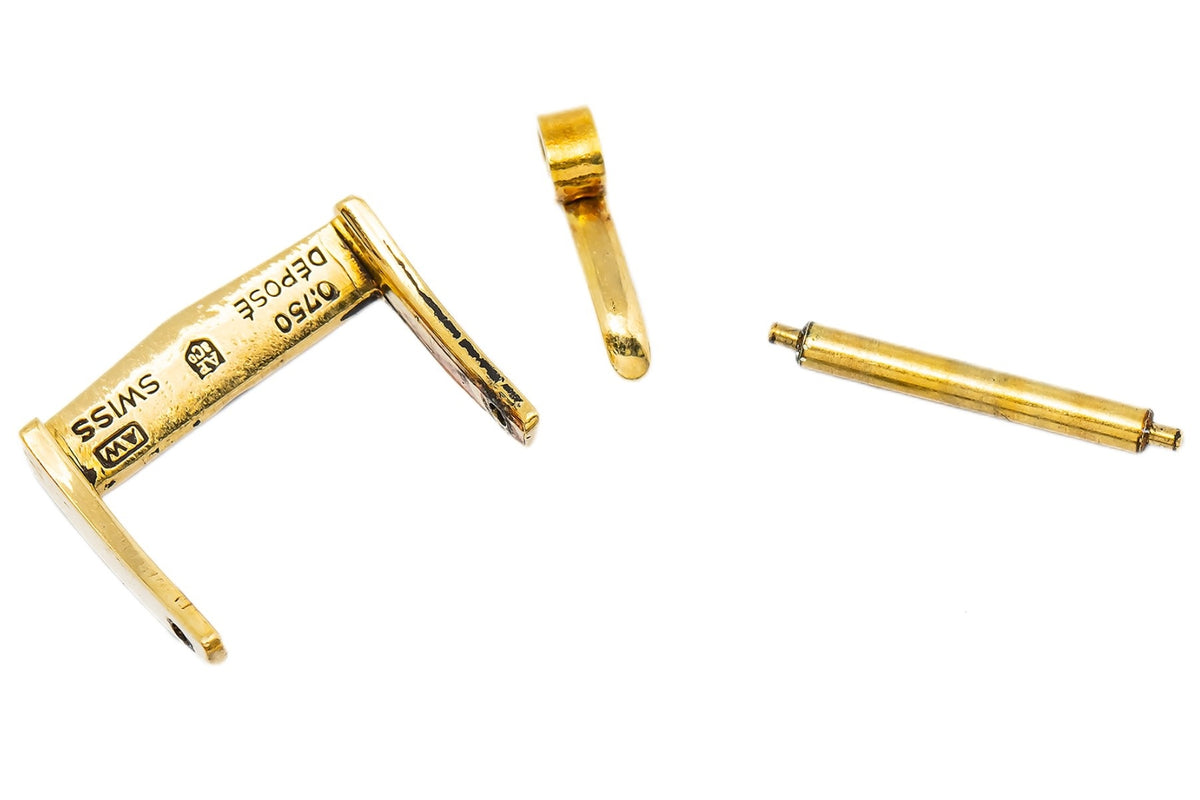 Piaget Vintage 18k Yellow Gold Buckle 2.3 Grams