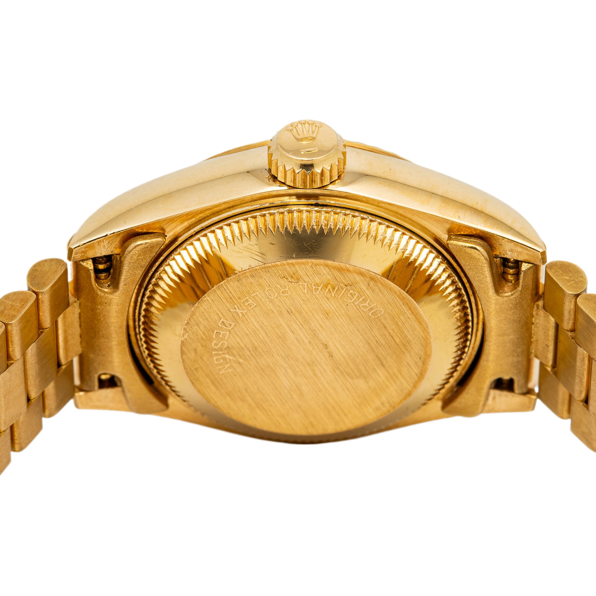 Rolex Datejust 6917 President 18k Yellow Gold Champagne Dial Auto Watch 26mm