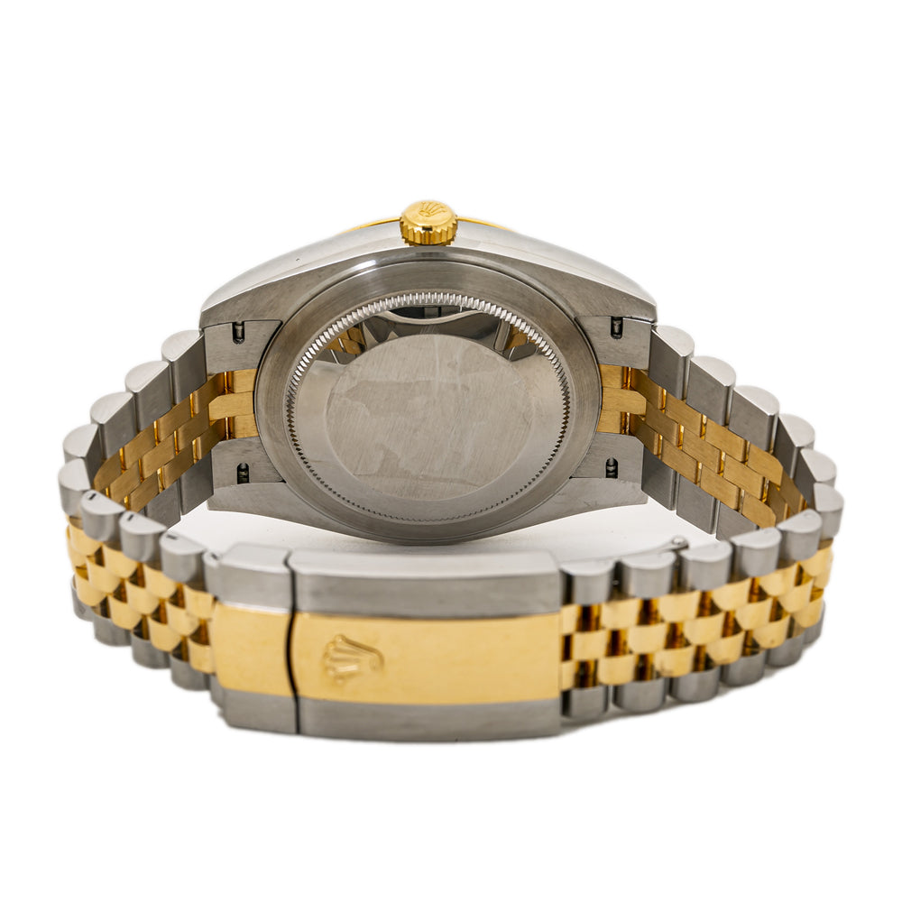Rolex Datejust 126333 NEW 2021 Complete Jubilee Champagne Diamond Dial Men 41mm