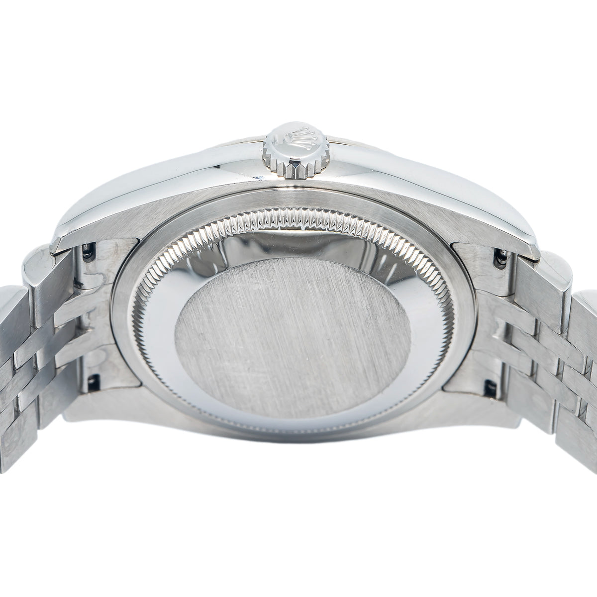 Rolex Datejust 116234G SS Auto Jubilee Factory Diamond Silver Dial Unisex 36mm