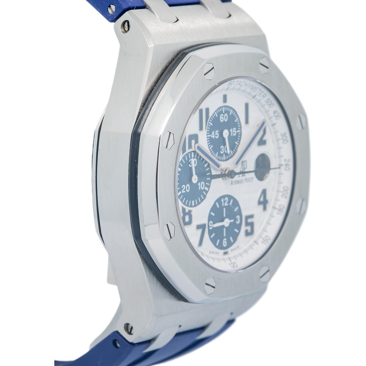 Audemars Piguet Royal Oak Offshore Mint 26020ST SS White Dial Auto Watch 42mm
